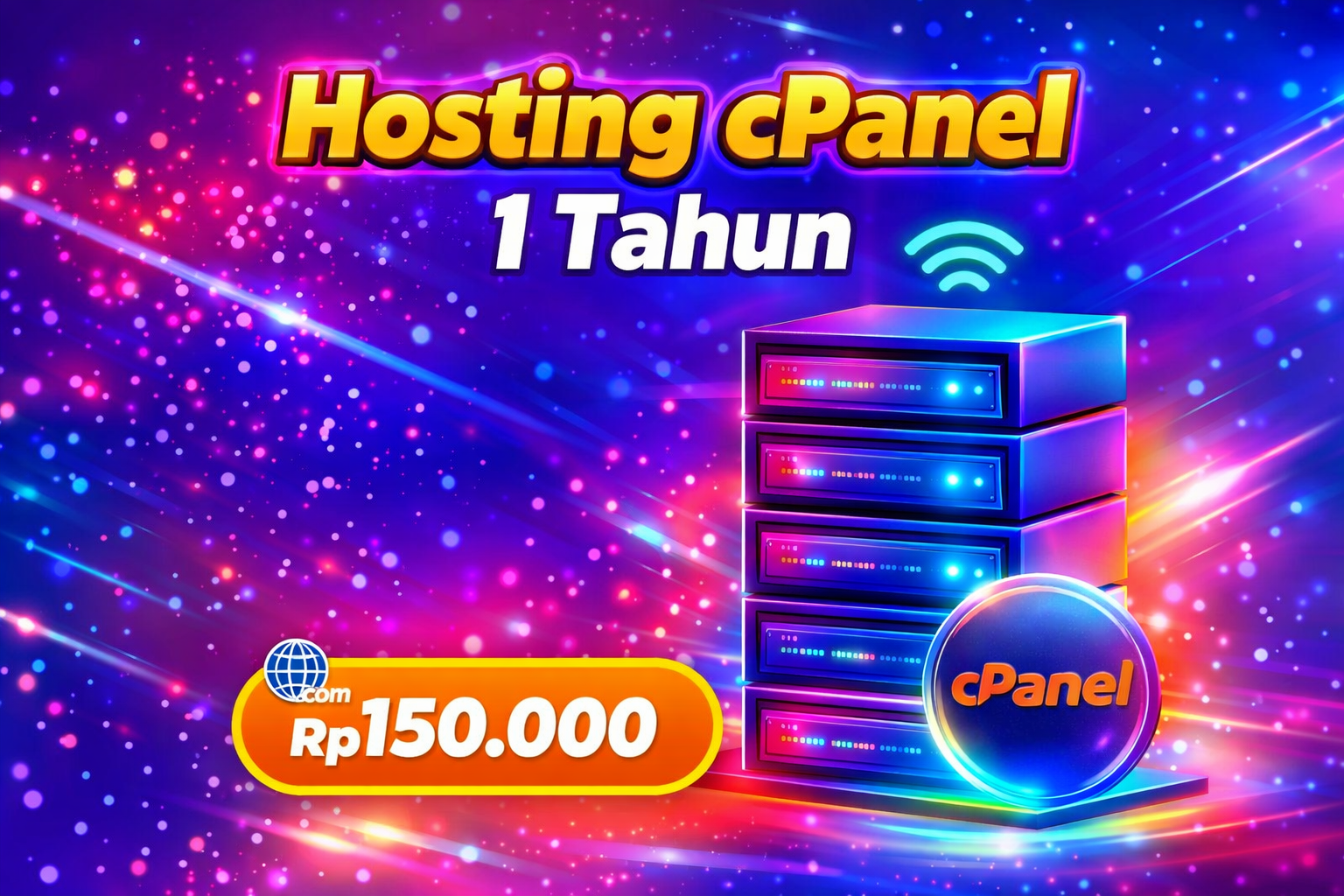 Hosting Cpanel 1 Tahun